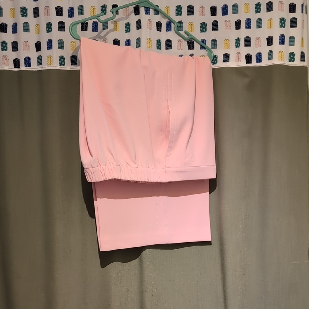 Pink Culottes Wide Leg Capri Pant